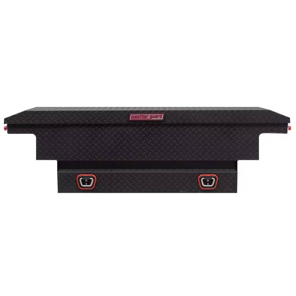 62.5 In. Matte Black Aluminum Compact Low Profile Crossover Truck Tool Box