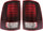 Tail Light Assembly Compatible with 2013-2018 Ram 1500/2500 / 3500 Sport Type, Clear/Red Lens, Set of 2, Driver and Passenger Side