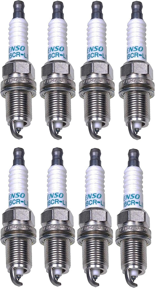 Denso Set of 8 Iridium Long Life Spark Plugs Gap 0.044 for Dodge Jeep 4.7 V8