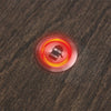 Keep It Clean  22Mm Latching Billet Button with LED Red/Yellow Ring