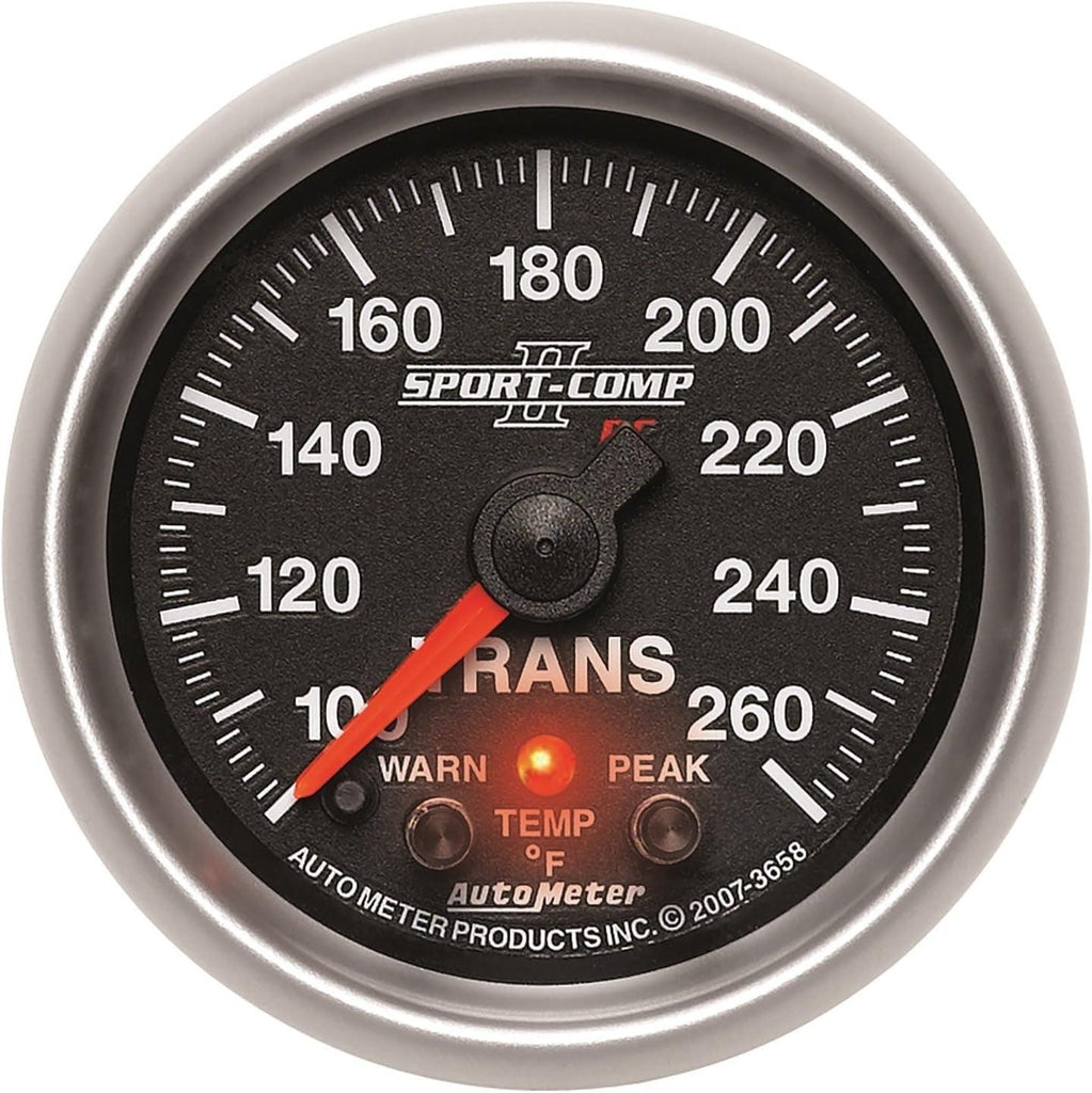 3658 2-1/16" 100- 260 F Full Sweep Electric Transmission Temperature Gauge