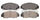 ADVICS AD1276 Disc Brake Pad Set