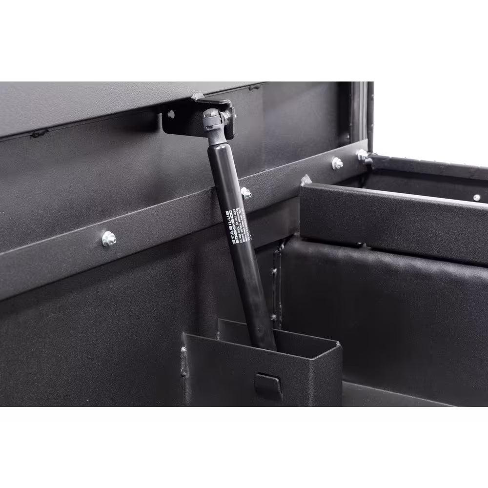 62.5 In. Matte Black Aluminum Compact Low Profile Crossover Truck Tool Box