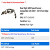 Rear Right ABS Speed Sensor - Compatible with 2007 - 2010 Ford Edge AWD 2008 2009