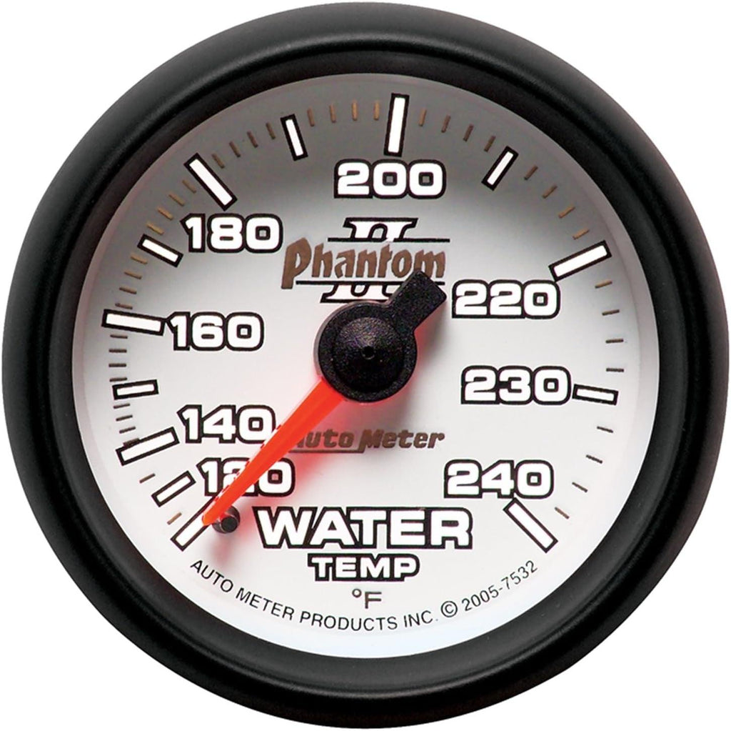 7532 Phantom II 2-1/16" 120-240 Degree F Mechanical Water Temperature Gauge