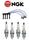 NGK HE82 High Performance Spark Plug Wire Set + NGK Spark Plugs ZFR5F11
