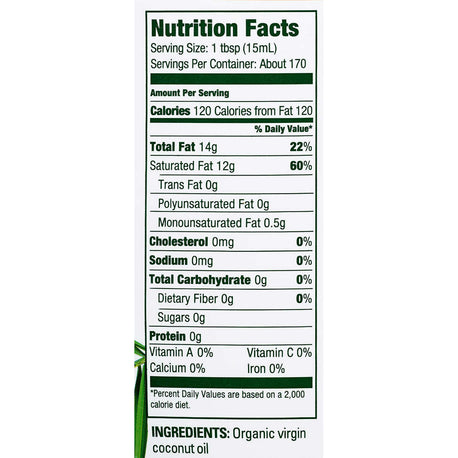 2 X Kirkland Organic Virgin Coconut Oil Cold Pressed Unrefined 2.48L (84 FL OZ)