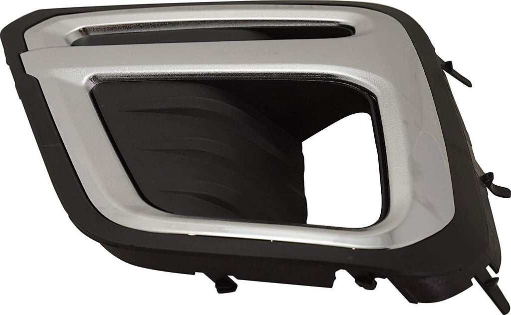 Front Fog Lamp Molding Compatible with 2019-2020 Subaru Forester Set of 2 Passenger and Driver Side Black with Chrome Trim Premier/Touring Models