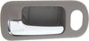 Front, Driver and Passenger Side Exterior Door Handle Set of 4 Compatible with 2001-2005 Honda Civic