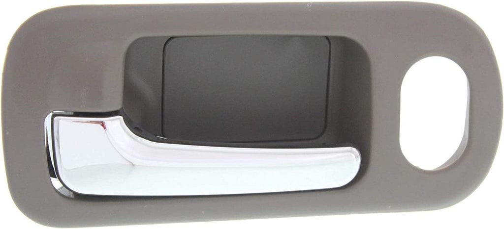 Front, Driver and Passenger Side Exterior Door Handle Set of 4 Compatible with 2001-2005 Honda Civic