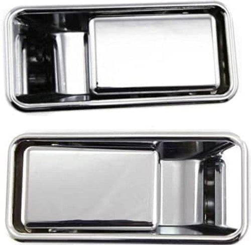 Front Exterior Door Handle Compatible with 1999-2006 Jeep Wrangler (TJ), Set of 2, Driver and Passenger Side