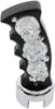 70744 - Manual Transmission Shift Knob - Black/Chrome Skulls Pistol Grip 13/15/18 Speed Gearshift Knob