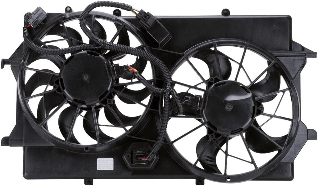 621310 Cooling Fan Assembly Compatible with 2005-2007 Ford Focus, Black