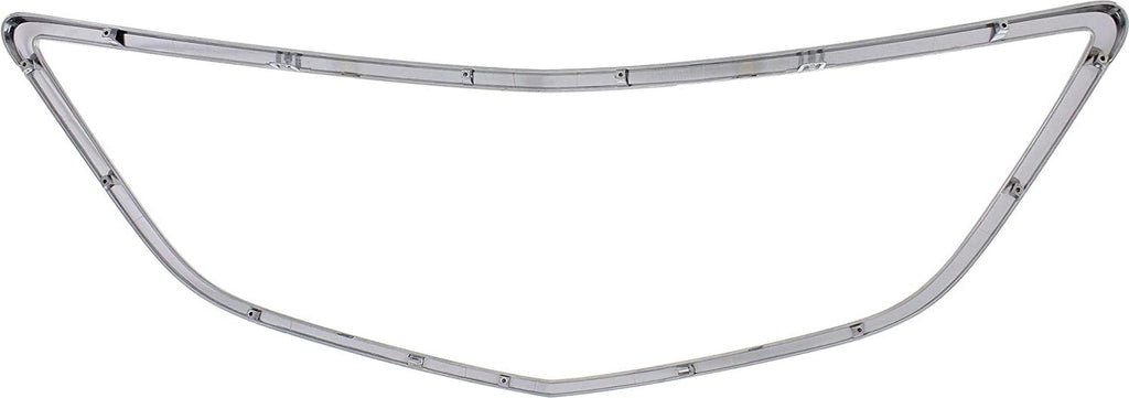 Grille Assembly Compatible with Acura RDX 2013-2015 Outline Trim Chrome with Screw for Installation
