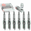 6 Pc NGK V-Power Spark Plugs Compatible with Ford Escape 3.0L V6 2009-2012