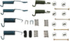 Professional 18K1613 Rear Drum Brake Hardware Kit with Springs, Pins, Retainers, Washers, and Caps