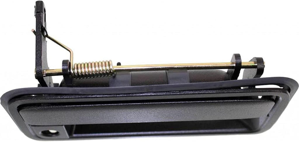 for Chevy C2500 Suburban Exterior Door Handle Rear - Back Door Textured Black 1992-1994 | with Key Hole | Trim: Base/Silverado | GM1915121 | 15991778