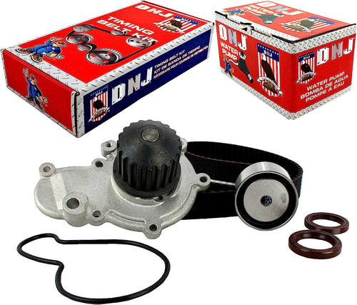 DNJ TBK149WP Timing Belt Kit with Water Pump/For 1995-2005 / Chrysler, Dodge, Plymouth/Breeze, Cirrus, Neon, Stratus / 2.0L / SOHC / L4 / 16V / 122Cid / VIN C, VIN F