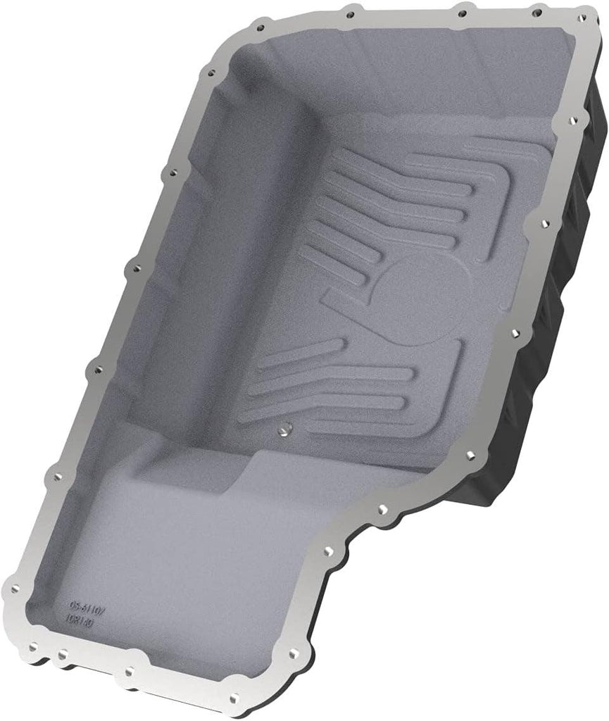 46-71220B  Street Series Transmission Pan, Holds 4 Quarts over Stock, Black, for 2020-2021 Ford Trucks (10R140 Transmission)