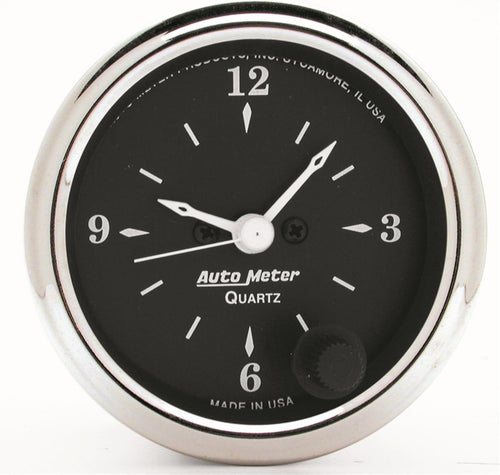 1785 Old TYME Black Clock, 2.3125 In.