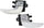Interior Door Handle Set Compatible with 2002-2007 Buick Rendezvous Front, Driver and Passenger Side Chrome