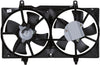 620420 Cooling Fan Assembly Compatible with 2002-2006 Nissan Altima , Black