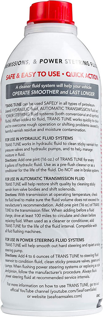 Sea Foam Trans Tune TT16, 16 Oz , White