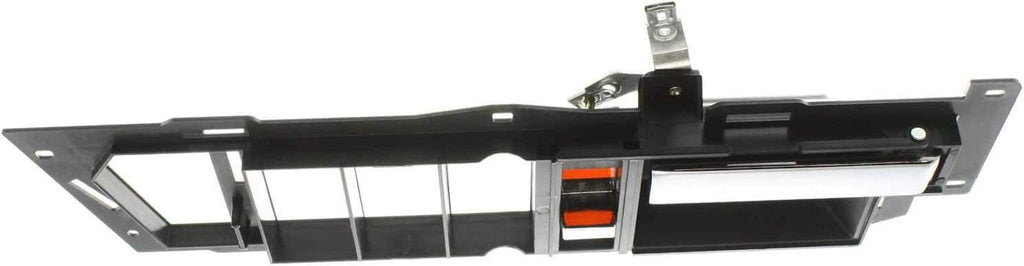 Garage Pro Front Interior Door Handle Compatible with 1988 1994 Chevrolet K1500 GMC K1500 Black with Case and Chrome Lever Set of 2 Driver and Passenger Side Black Bezel with Chrome Lever