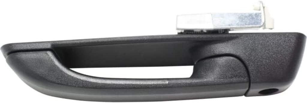 for Ram 1500 Exterior Door Handle Front, Driver Side Textured Black (2011-2017) | with Key Hole | Trim:All Submodels | CH1310160 | 55112383AD