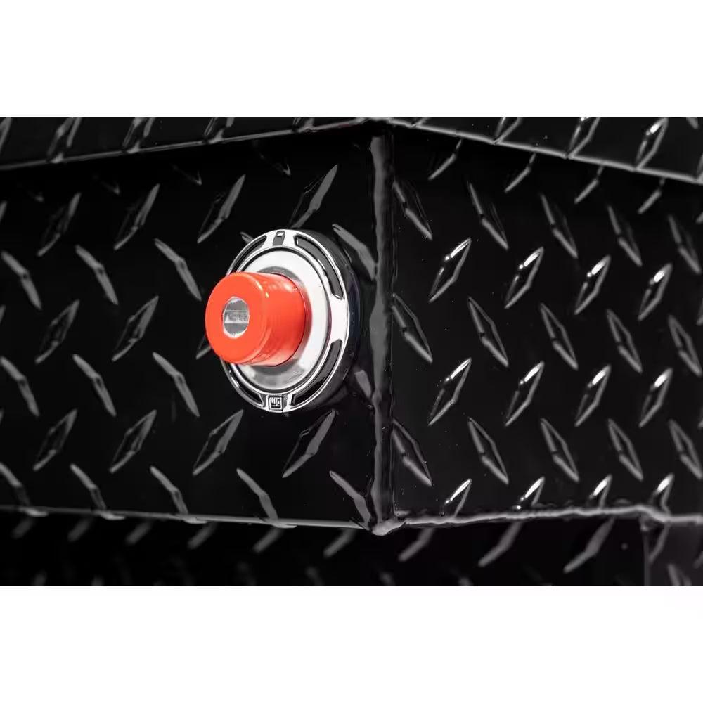 62.5 In. Gloss Black Aluminum Compact Truck Tool Box