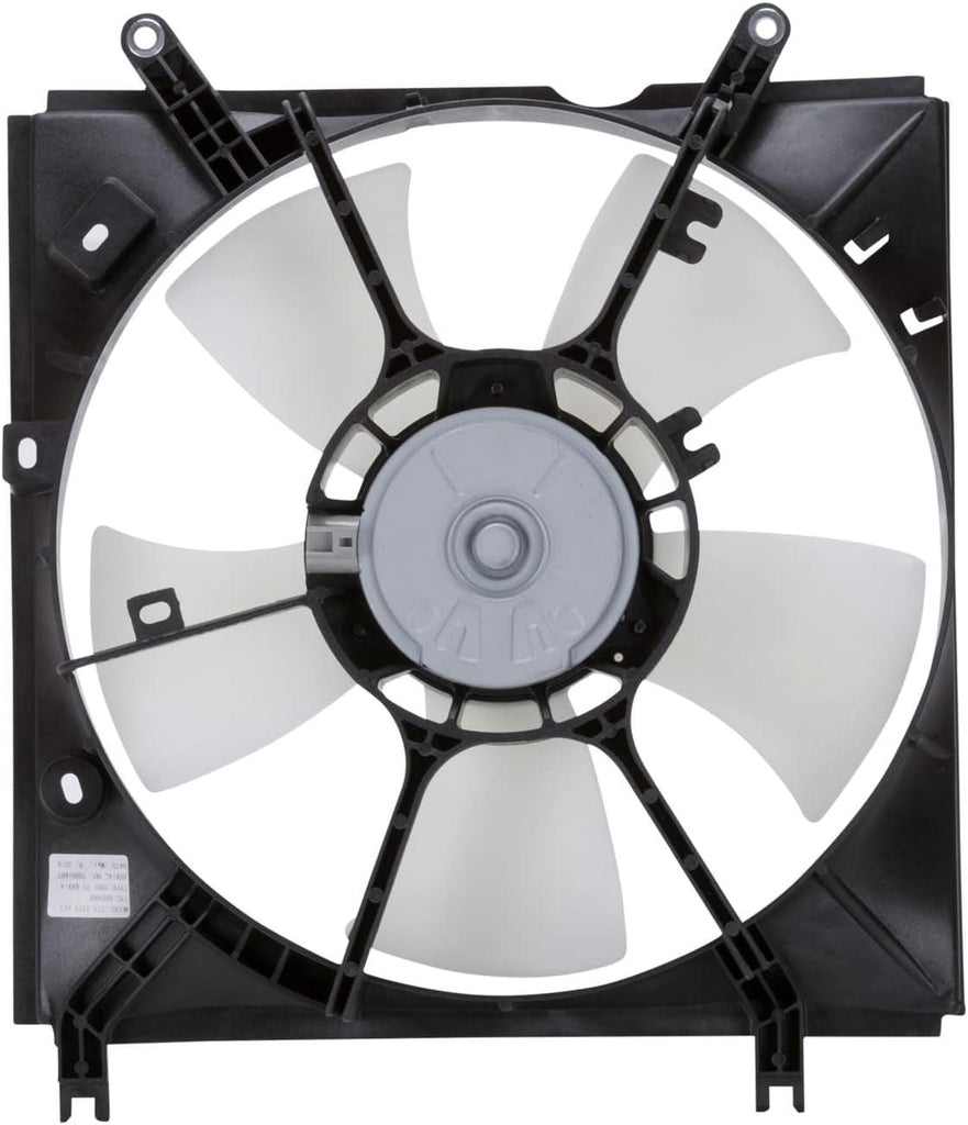 600460 Cooling Fan Assembly Compatible with 2001-2005 Toyota Rav4, Black
