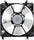 600460 Cooling Fan Assembly Compatible with 2001-2005 Toyota Rav4, Black