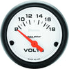5791 Phantom Electric Voltmeter Gauge , 2.3125 In.