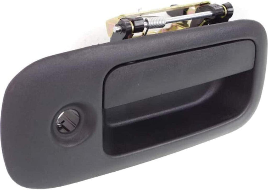 For Chevy Express 1500 Exterior Door Handle Rear Passenger Side - Side Hinged Door Textured Black 2010-2014 | with Key Hole | Trim: Base/Ls/Lt | GM1521152 | 23473841
