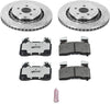 K7007-26 Front Z26 Carbon Fiber Brake Pads with Drilled & Slotted Brake Rotors Kit