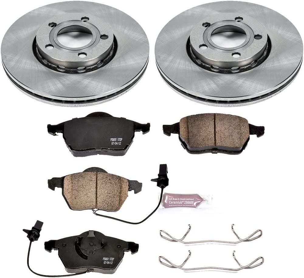 KOE528 Autospecialty Front Replacement Brake Kit-Oe Brake Rotors & Ceramic Brake Pads