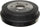 Professional 18B274 Rear Brake Drum , Black