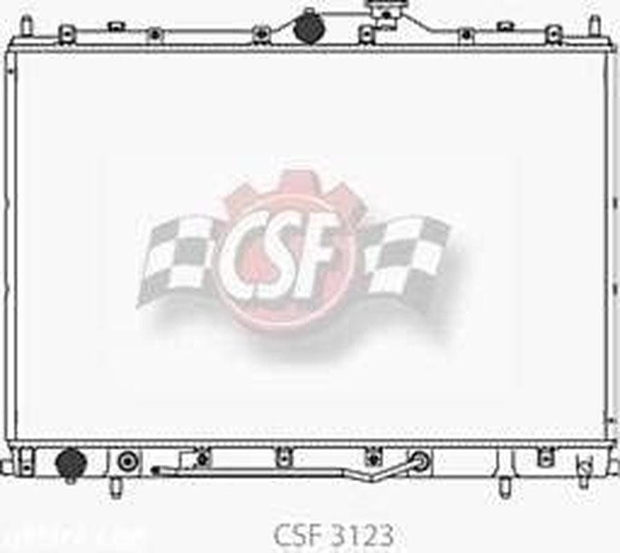 3123: Radiator Mitsubishi Endeavor 3.8L 2011-2004