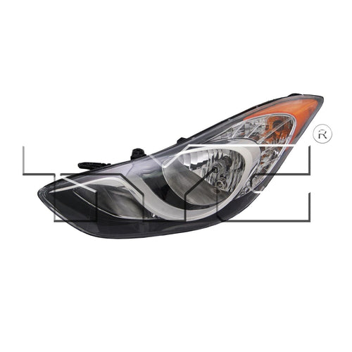 TYC Headlight Assembly for 11-13 Elantra 20-12552-00