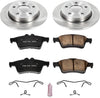 KOE123 Autospecialty Rear Replacement Brake Kit-Oe Brake Rotors & Ceramic Brake Pads