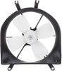 600070 Cooling Fan Assembly Compatible with 1992-1998 Honda Civic Black