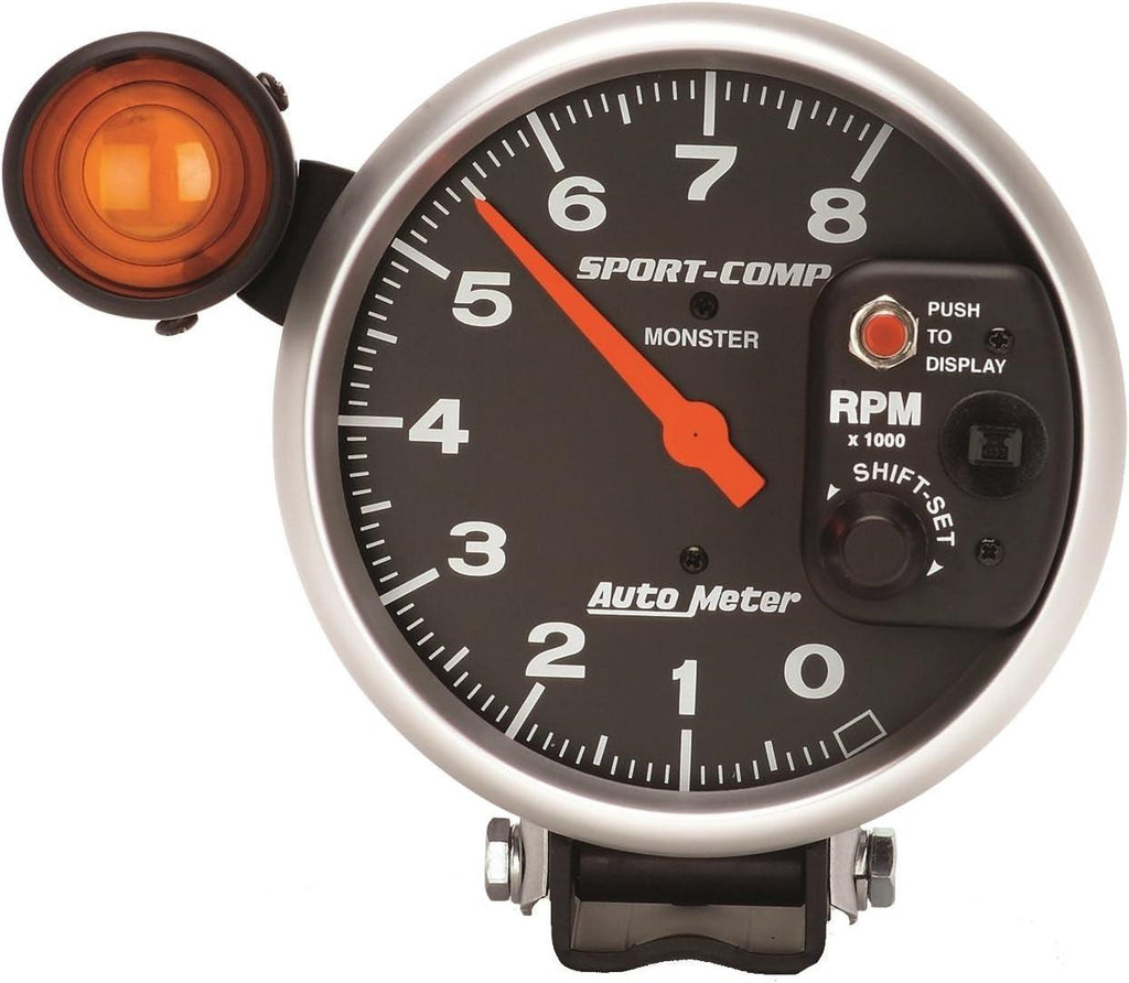 3905 Sport-Comp Shift-Lite Tachometer,5.000 In.