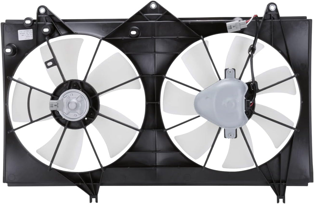 620400 Cooling Fan Assembly Compatible with 2002-2006 Toyota Camry Black