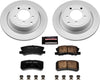 CRK1630 Coated Brake Rotor & Ceramic Brake Pads- Rear