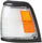 Corner Light Set of 2 Compatible with 1992-1995 Toyota Pickup Plastic Clear& Amber Lens with Bulbs Driver and Passenger Side