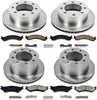 KOE5466 Autospecialty Front and Rear Replacement Brake Kit-Oe Brake Rotors & Ceramic Brake Pads