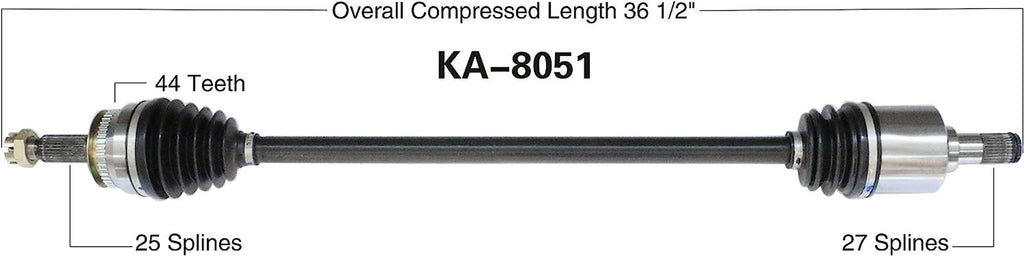 KA-8051 CV Axle Shaft