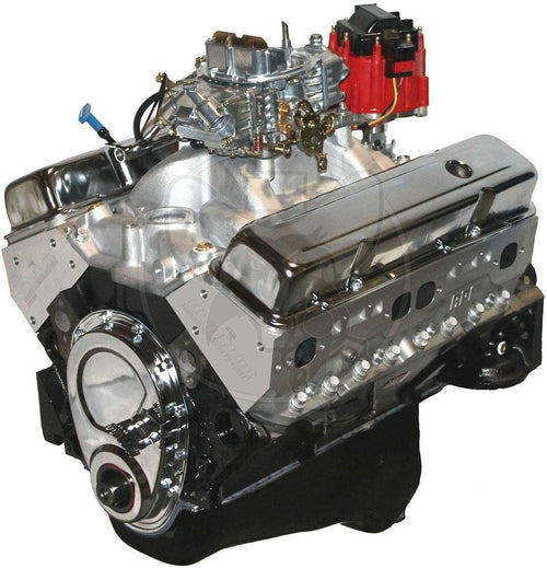 BLUEPRINT ENGINES BPE SBC 355 Crate Engine - Base Dressed with Aluminum Heads for Small Block Chevy