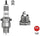 4085 Standard Spark Plug - BPR6HIX, 1 Pack, One Size