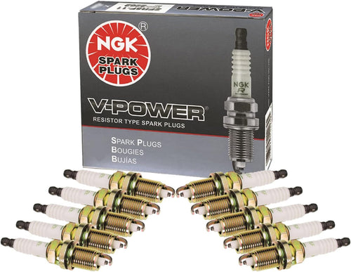 NGK Set of 10 Nickel V-Power Spark Plugs for Dodge Ram 2500 3500 8.0L V10 94-96